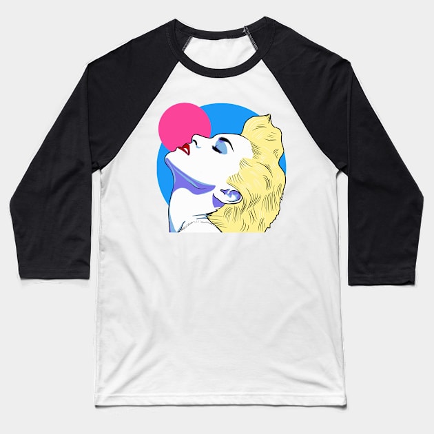 Madonna True Blue Baseball T-Shirt by UnleashedCreationz